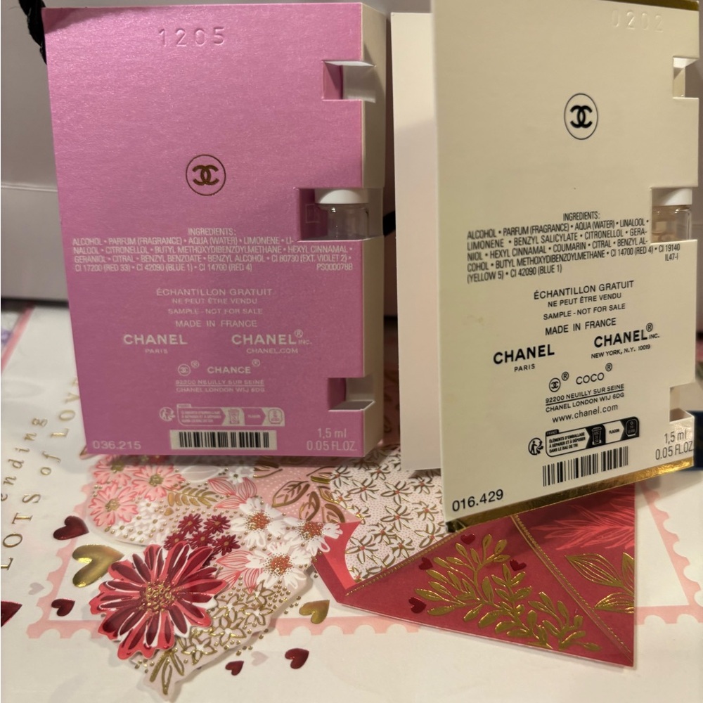 NEW Chanel CHANCE, COCO Perfume Set with Unique CHANEL Gift box 
Items sample sz - Picture 6 of 11
